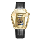 Luxury HOURSLY Brand Trend Cool Men's Wrist Watch Stainless Steel Technology Fashion Quartz Watch For Men 2025 Relogio Masculino