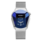 Luxury HOURSLY Brand Trend Cool Men's Wrist Watch Stainless Steel Technology Fashion Quartz Watch For Men 2025 Relogio Masculino