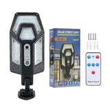 12000LM Solar Lamp Outdoor Sunlight Motion Sensor 8m Remote Control Solar Focus Wall Street Light Waterproof External Solar Lamp