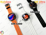 Finaf U8 Ultra IOS Android 9.0 Smart Watch Men 4G 5G SIM Card WiFi NFC GPS Compass 32GB Smartwatch Rotating Camera Watch 7 Ultra