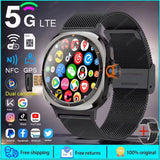 Finaf U8 Ultra IOS Android 9.0 Smart Watch Men 4G 5G SIM Card WiFi NFC GPS Compass 32GB Smartwatch Rotating Camera Watch 7 Ultra