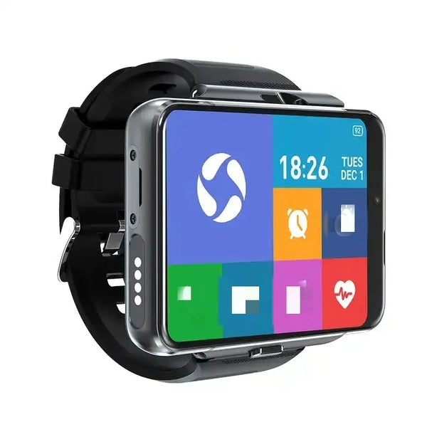 Finaf Ba1 Phone 4G LTE Android 9 4+64GB Smartwatch 2.88" Screen Men Watch 2300mAh Dual Camera Face Unlock GPS WIFI