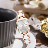 Luxury Quartz Wristwatch for Women with Stainless Steel Band Waterproof Fashion Watch Elegant Design High Accuracy Timepiece