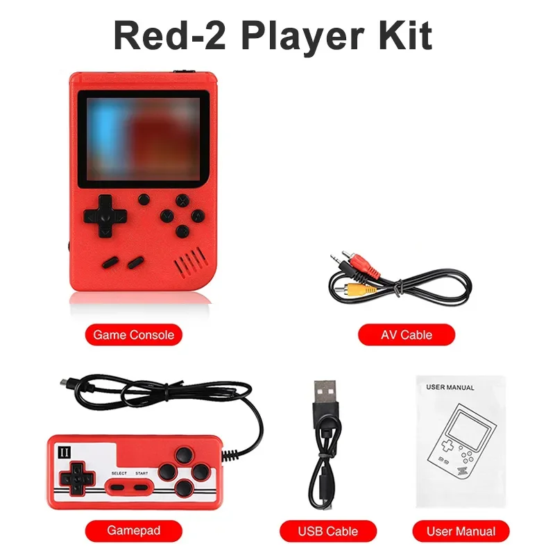 NEW Portable Retro Mini Video Game Console 8-Bit Handheld Game Player Built-in 400 games AV Out Game Console Gameboy videojuego