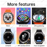 Finaf U8 Ultra IOS Android 9.0 Smart Watch Men 4G 5G SIM Card WiFi NFC GPS Compass 32GB Smartwatch Rotating Camera Watch 7 Ultra
