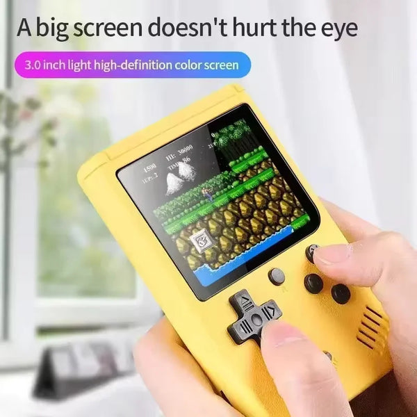 Retro Gaming - Handheld Console with 400 Classic Games, 3 Inch Color LCD for Kids & Adults