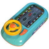 Children's car simulation driving toy puzzle electric desktop game machine dodge racing