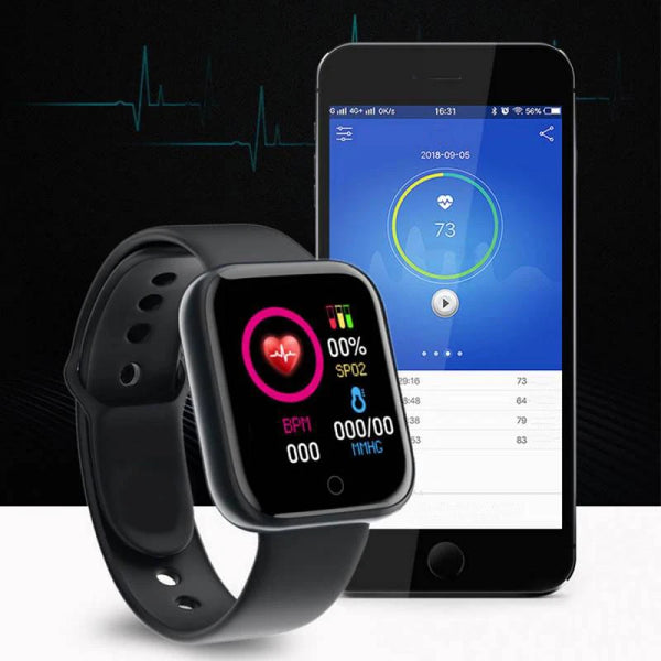 Finaf wazy For Women Men Wristwatch Bluetooth Connected Phone Player Music Fitness Sport Bracelet Sleep Monitor Digital Watches
