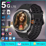 Finaf U8 Ultra IOS Android 9.0 Smart Watch Men 4G 5G SIM Card WiFi NFC GPS Compass 32GB Smartwatch Rotating Camera Watch 7 Ultra