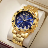 Luxury Men Business Watches Fashion Large Dial Quartz Wristwatch for Mens Clock Gift Reloj Hombre（Without Box）