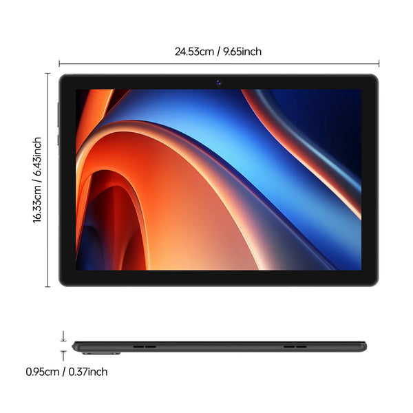 I-Atar 2025 New 10.1inch Tablet Computer, Android 12.0 System, 4Gb Ram+64Gbrom, Quad-Core Processor, 1280*1920 Ips Hd Display, Dual Camera Tablet Computer, Support 2.4g Wifi, Built-In 6000Mah Battery, Ideal Holiday Party Gift