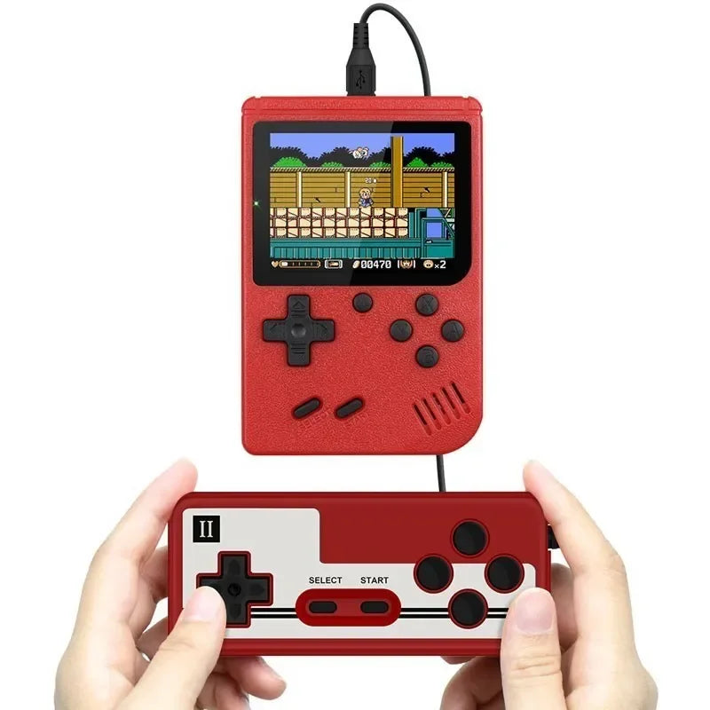 Retro Gaming - Handheld Console with 400 Classic Games, 3 Inch Color LCD for Kids & Adults
