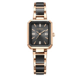 Luxury Quartz Wristwatch for Women with Stainless Steel Band Waterproof Fashion Watch Elegant Design High Accuracy Timepiece