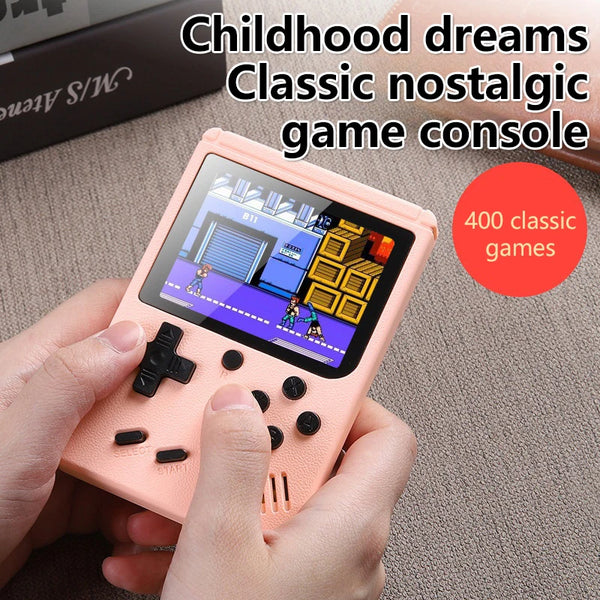 Retro Portable Mini Handheld Video Game Console 8 Bit 3.0 Inch Color LCD Kids Color Game Player Built In 500 Games