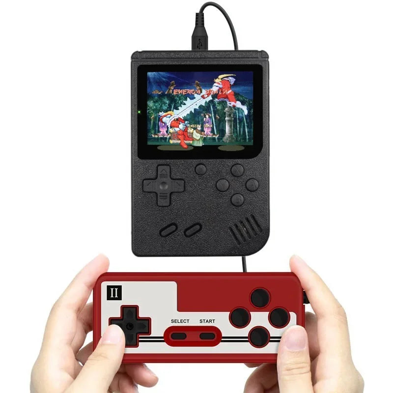 Retro Gaming - Handheld Console with 400 Classic Games, 3 Inch Color LCD for Kids & Adults