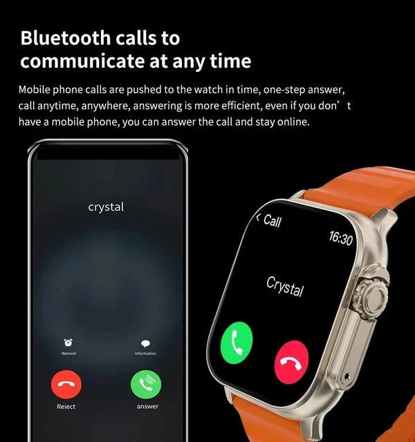 Finaf T10 Ultr Smart Watch Men 49mm 2.09 Inch NFC Women GPS Track Bluetooth Call BT Music Games Wireless Charging Smartwatch