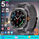 Finaf U8 Ultra IOS Android 9.0 Smart Watch Men 4G 5G SIM Card WiFi NFC GPS Compass 32GB Smartwatch Rotating Camera Watch 7 Ultra