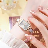 Luxury Quartz Wristwatch for Women with Stainless Steel Band Waterproof Fashion Watch Elegant Design High Accuracy Timepiece