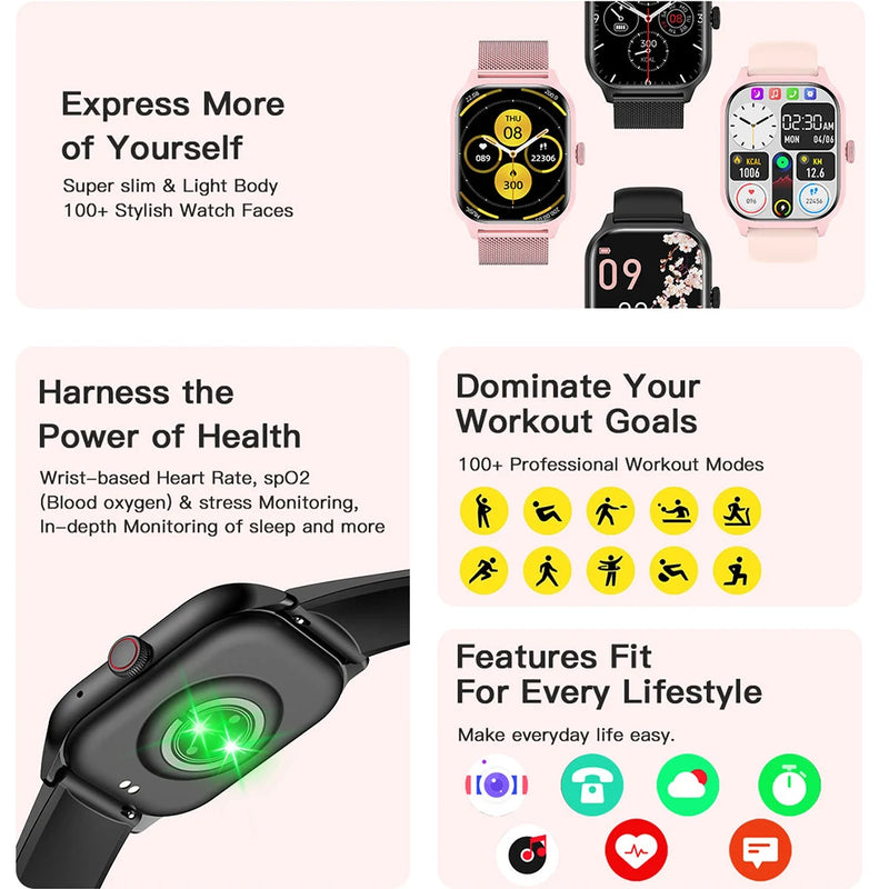 FiNAF smart Watch 2024 new Techno