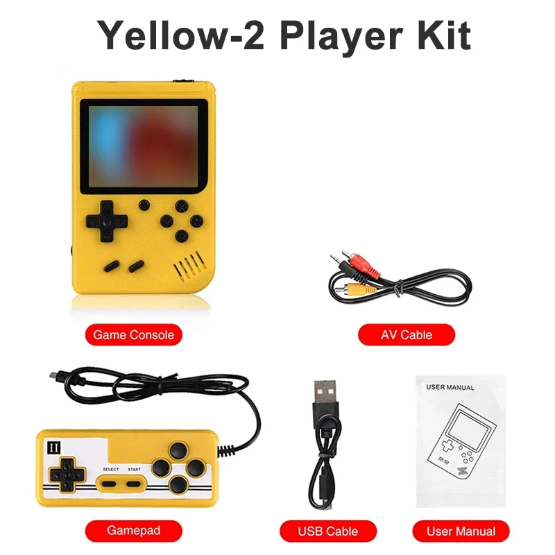 NEW Portable Retro Mini Video Game Console 8-Bit Handheld Game Player Built-in 400 games AV Out Game Console Gameboy videojuego