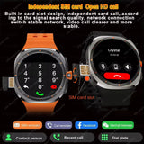 Finaf U8 Ultra IOS Android 9.0 Smart Watch Men 4G 5G SIM Card WiFi NFC GPS Compass 32GB Smartwatch Rotating Camera Watch 7 Ultra