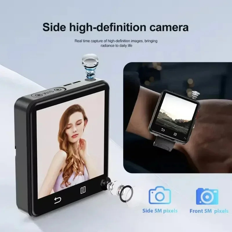 Finaf S998 Smart Watch  New Arrival 2.64 inch Large Screen MTK6739 500W Camera 1200mAH Battery Android 11.0 Removable Smartwatch 4G