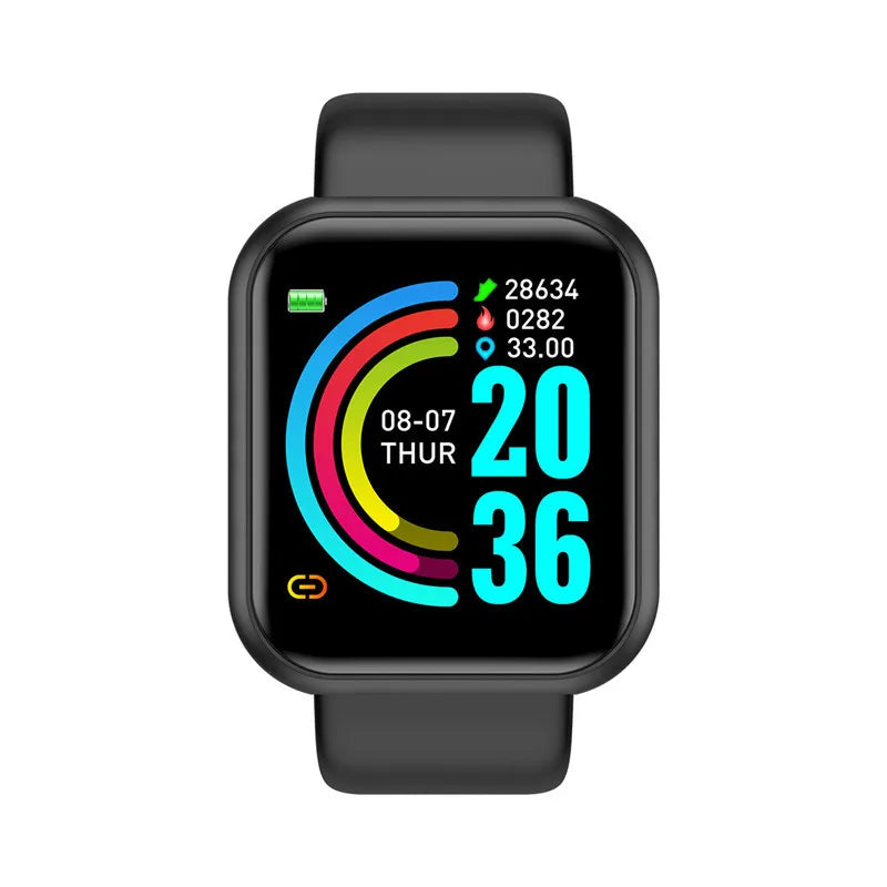 Finaf wazy For Women Men Wristwatch Bluetooth Connected Phone Player Music Fitness Sport Bracelet Sleep Monitor Digital Watches
