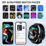 Finaf H9 New Smart Watch 2.01 Inch HD Display Preview Sport Modes DIY Dial Weather Forecast For Men Women