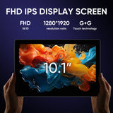 I-Atar 2025 New 10.1inch Tablet Computer, Android 12.0 System, 4Gb Ram+64Gbrom, Quad-Core Processor, 1280*1920 Ips Hd Display, Dual Camera Tablet Computer, Support 2.4g Wifi, Built-In 6000Mah Battery, Ideal Holiday Party Gift