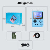 Retro Portable Mini Handheld Video Game Console 8 Bit 3.0 Inch Color LCD Kids Color Game Player Built In 500 Games