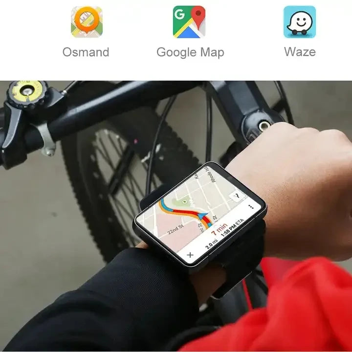 Finaf Ba1 Phone 4G LTE Android 9 4+64GB Smartwatch 2.88" Screen Men Watch 2300mAh Dual Camera Face Unlock GPS WIFI